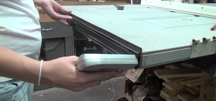 damaged steel door repair Pedley