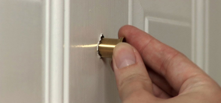 peephole door repair in Pedley