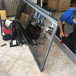 sliding glass door frame repair Pedley
